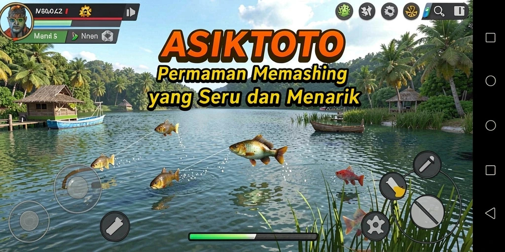 Tampilan gameplay ASIKTOTO yang menakjubkan dalam dunia memancing.