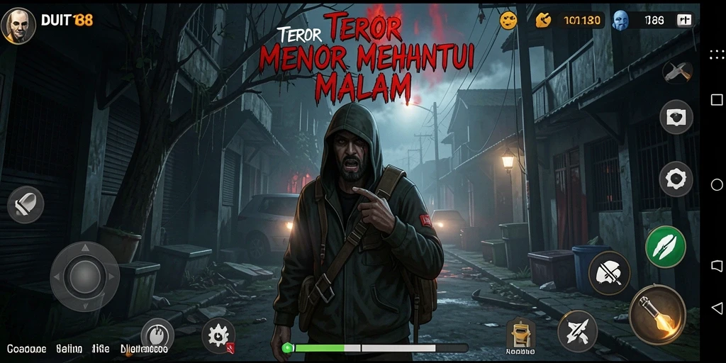 Tampilan menyeramkan dari gameplay <strong>DUIT188</strong> yang memacu adrenalin.