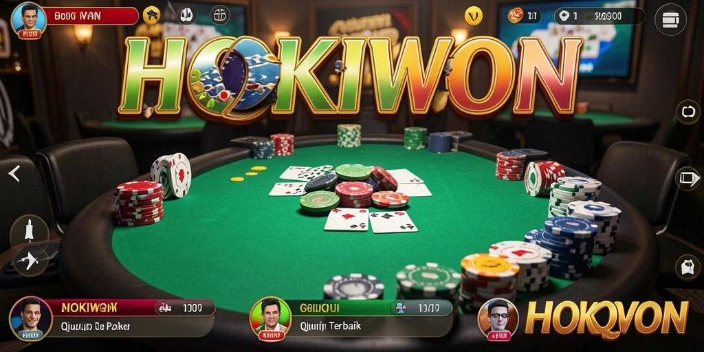 Screenshot gameplay HOKIWON yang mendebarkan dan penuh strategi.