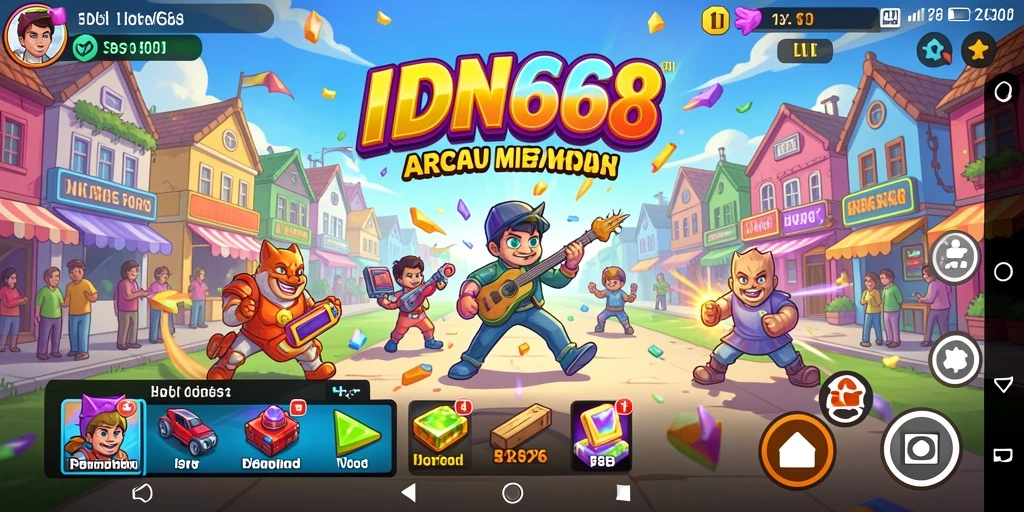 Screenshot gameplay IDN668 menampilkan aksi seru dan grafis menawan.