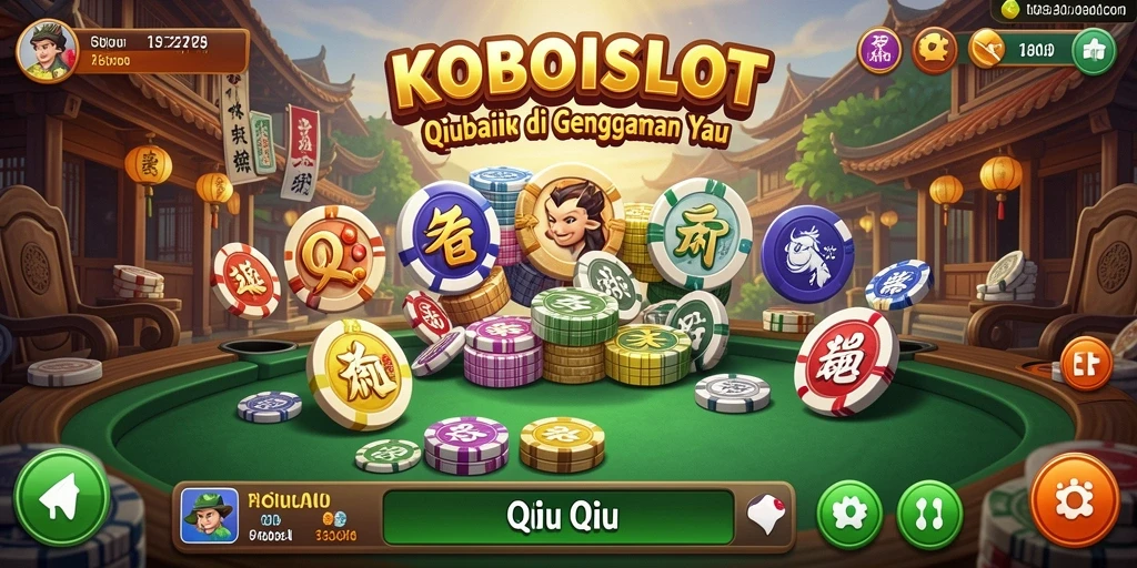 Screenshot gameplay QiuQiu KOBOISLOT yang menarik dan interaktif.