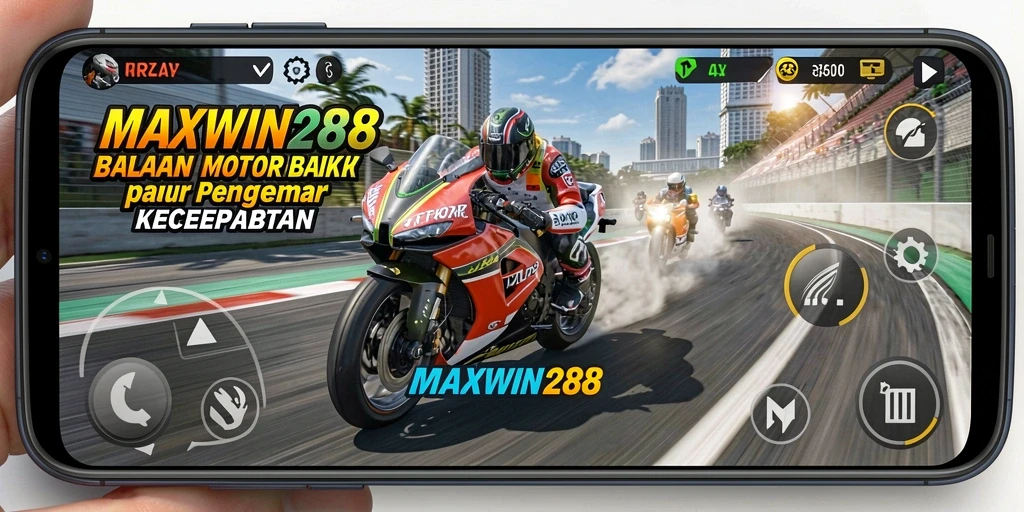 Gameplay seru balapan motor di MAXWIN288 yang menegangkan.