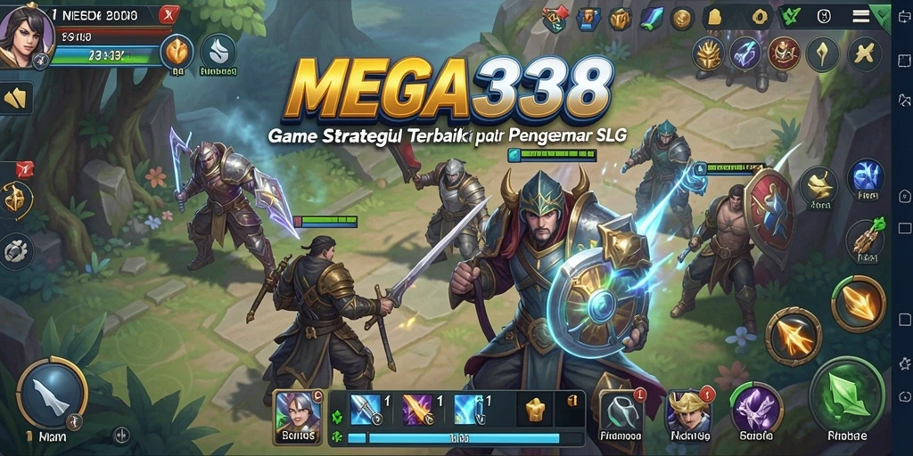 Tangkapan layar MEGA338 menunjukkan pertarungan seru antar pemain dalam game SLG.