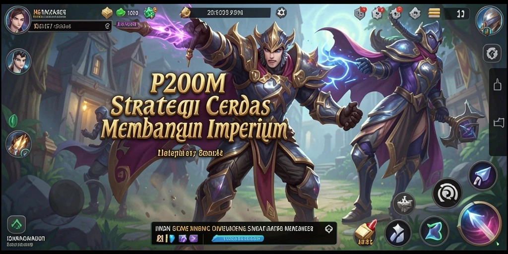 Tampilan gameplay P200M yang intens dan strategis.