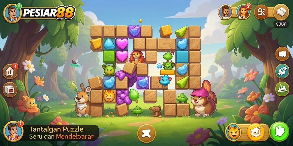 Tampilan gameplay PESIAR88 yang menantang dan menarik.