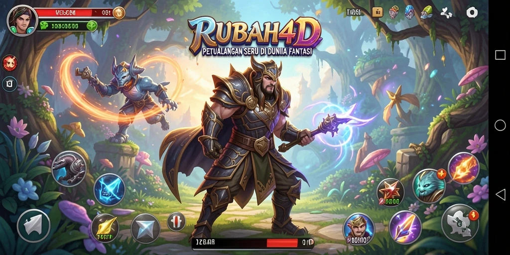 Tampilan gameplay RUBAH4D yang menakjubkan dan seru.