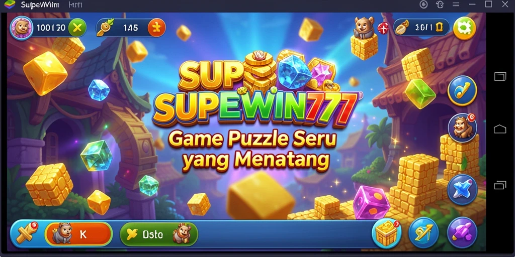 Tampilan gameplay SUPERWIN777 yang seru dan menantang.