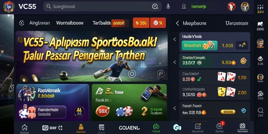 Menampilkan pengalaman taruhan yang seru dan interaktif.